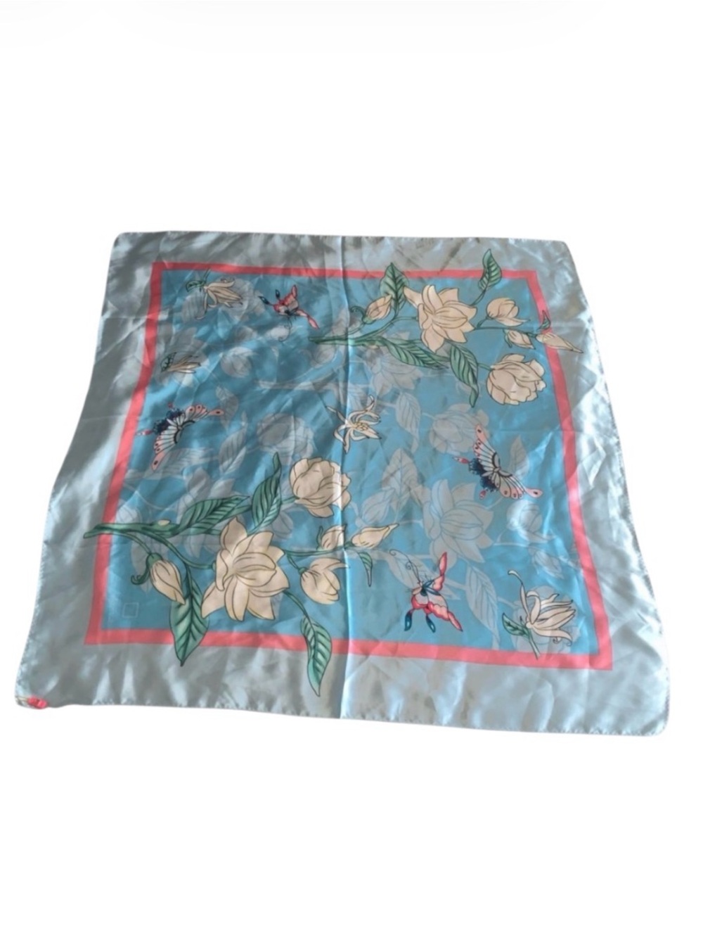 Decorative Scarf with Floral Pattern